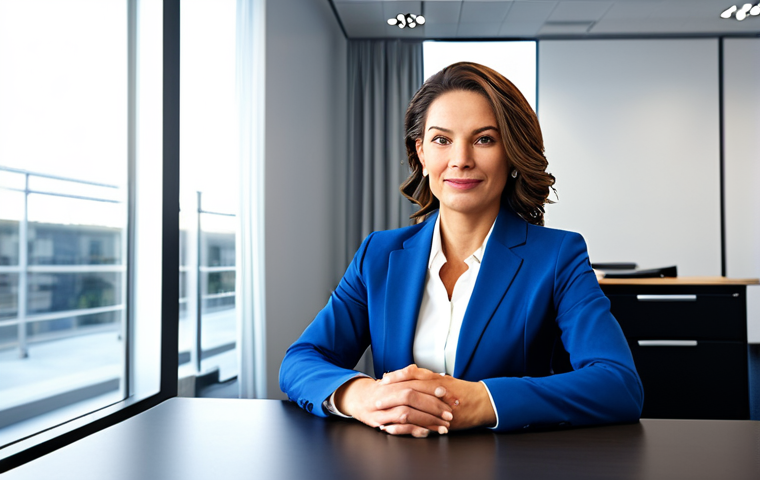 **
"A successful businesswoman in a professional business suit, sitting confidently at a modern desk in a bright, contemporary office. Fully clothed, appropriate attire, safe for work, perfect anatomy, natural proportions, high quality, professional."
**