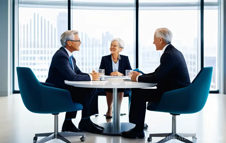 펀드투자상담사로서 금융 윤리와 책임 - **Prompt:** A bright, contemporary meeting room in a financial institution. A professional female fi...