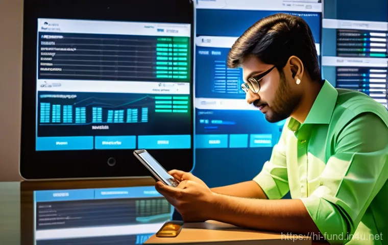펀드투자상담사로서 자주 접하는 금융 트렌드 - **Prompt 1: Digital India's Financial Evolution**
    "A vibrant and dynamic scene depicting the con...