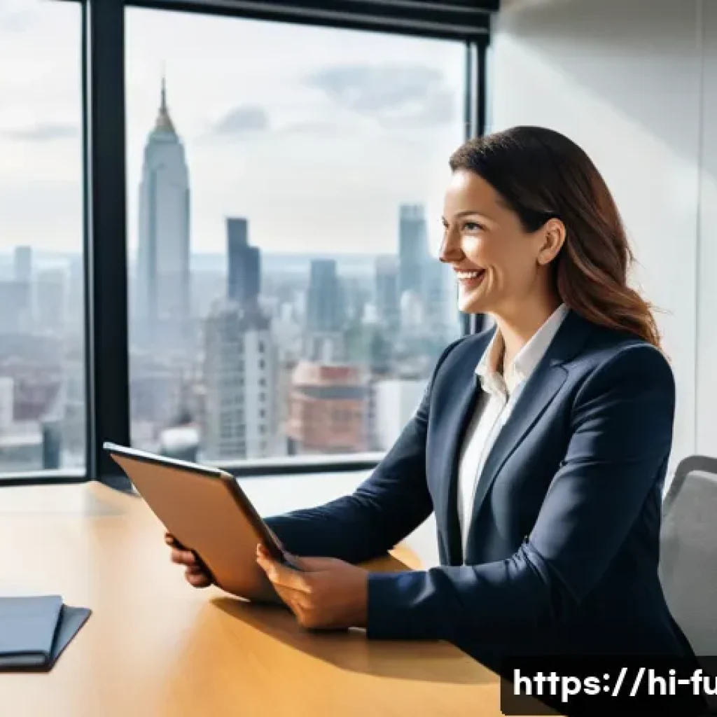 펀드투자상담사와 자격증 보유 혜택 - **Prompt 1: Professional Credibility and Client Trust**
"A professional female financial advisor...