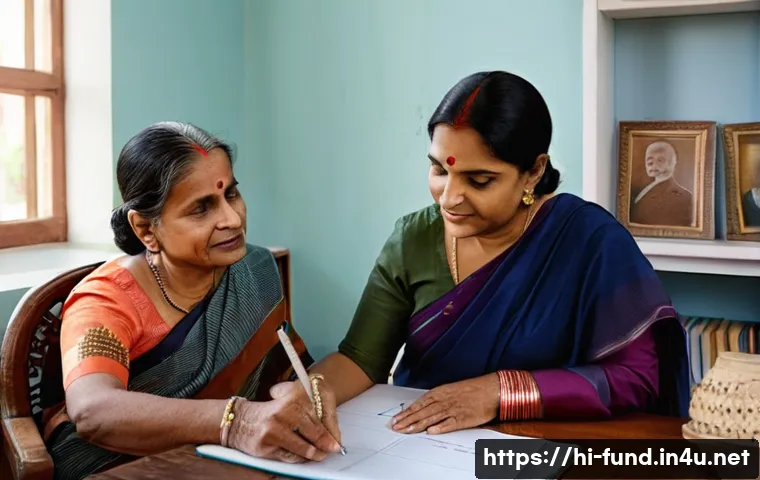 펀드투자상담사 관련 실무 경험 공유 - **Prompt:** A compassionate Indian financial advisor, a woman in her late 30s wearing a professional...